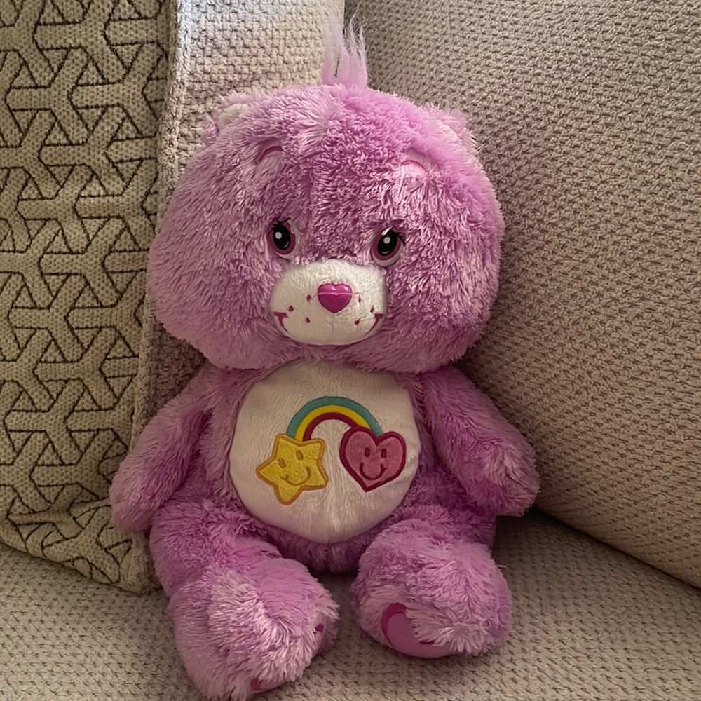Care Bears Friendship Purple plush bear